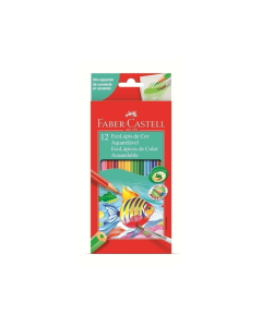 Lápis De Cor 12 Cores Aquarelavel 120212 Faber Castell