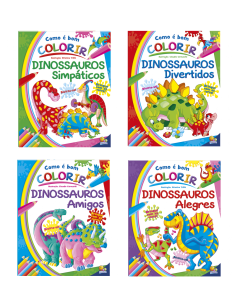 Livro colorir: Dinossauros – TODO LIVRO