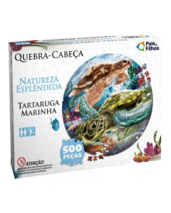 Quebra Cabeça - Tartaruga Marinha 500pçs  R.0937 Pais e filhos