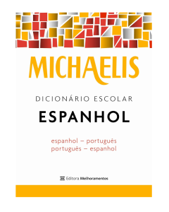 Dicionario Escolar Espanhol e Portugues  R.07848-8 Michaelis Melhoramentos 