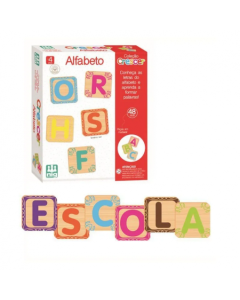 Jogo Educativo Crescer Alfabeto R.450 Nig Brinquedos