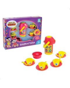 Kit Garrafa com Xicaras e Pires Turma da Mônica R.757 Nig Brinquedos