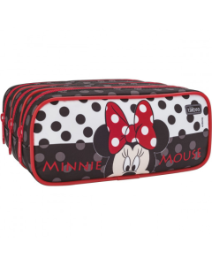 Estojo Escolar Minnie Triplo Grande 148784 Tilibra