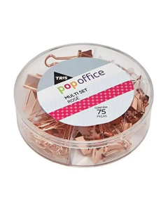 Multi Set Rosé Pop Office c/75 peças R.608105 - Tris