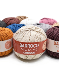 INFORMAÇÕES:




Conteúdo: Barbante Barroco 

Cor: Maxcolor

Contém: 452 metros 400g 

Composição: 100% Algodão

Marca: CIRCULO




Modelos de Agulhas:




Agulha para crochê 3,5 mm a 5,00 mm (Não Contém Agulha)




Agulha para