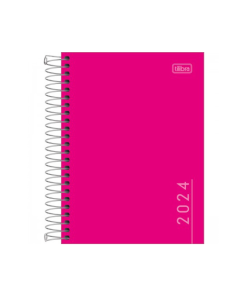 Agenda 2024 Pepper  Rosa M4 Espiral 291099 Tilibra