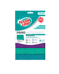 Pano Microfibra Multi 3pçs R.FLP6742 Flanela Flash Limp