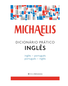 Dicionario Escolar Ingles e Portugues Michaelis Melhoramentos