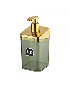 Porta Sabonete Líquido Slim Fumê/Dourado R.UZ545 UZ